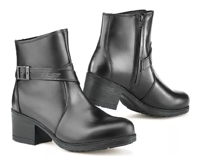 Bottes Cuir Noir Moto Femme Tcx X-Boulevard Waterproof Pointure 41  #Ckdb