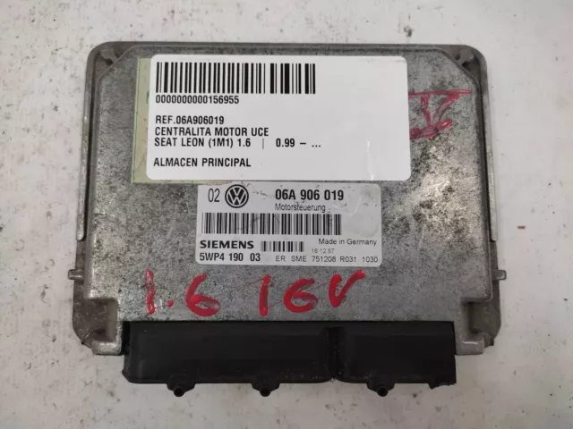 06A906019 Centralita Motor Uce / Siemens / 5Wp419003, Ersme751208R0311030 / 1569