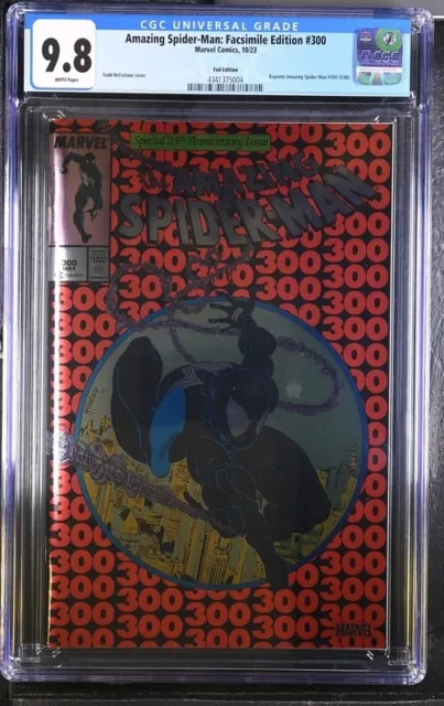 Amazing Spider-Man Facsimile #300 (2023) Marvel Comics Foil Variant CGC 9.8