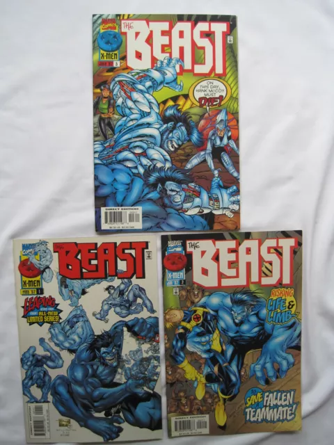 The BEAST : COMPLETE 3 ISSUE SERIES by GIFFEN & NOCON. MARVEL. 1997