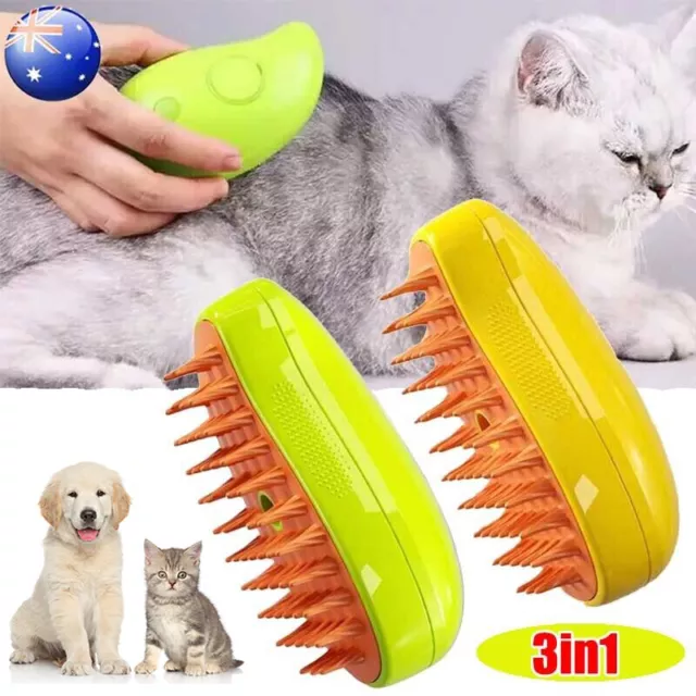 3 In 1 Cat Steam Brush Pet Electric Spray Massage Comb Pet Hair Removal Comb