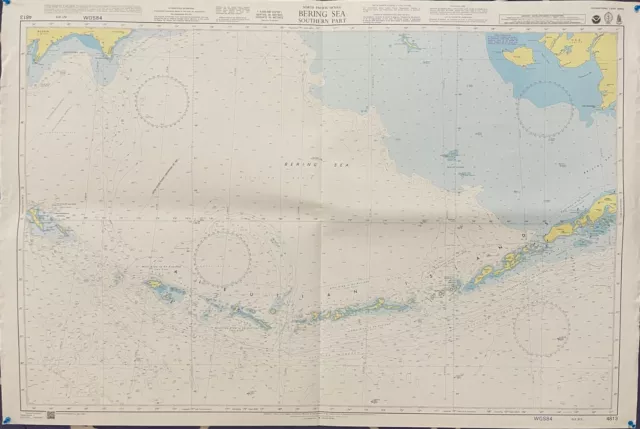 Admiralty 4813 NORTH PACIFIC OCEAN BERING SEA SOUTHERN PART Maritime Genius Map