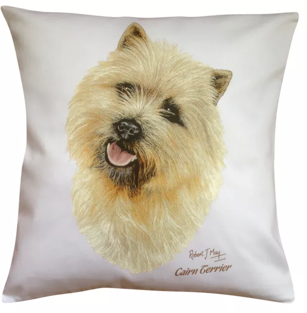 Cairn Terrier RM Breed of Dog Themed Cotton Cushion Cover - Perfect Gift