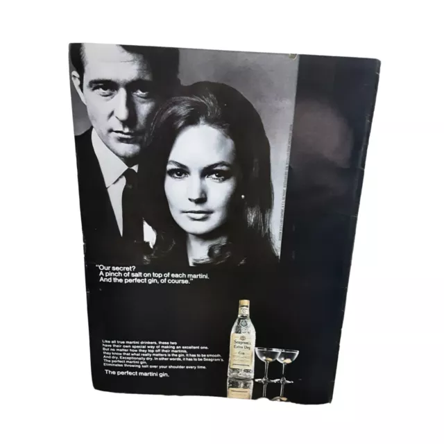 1967 Seagrams Extra Dry Gin Our Secret vintage Original Print ad