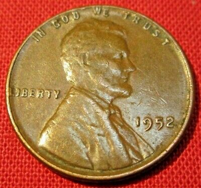 1952 Lincoln Wheat Cent - G Good to VF Very Fine
