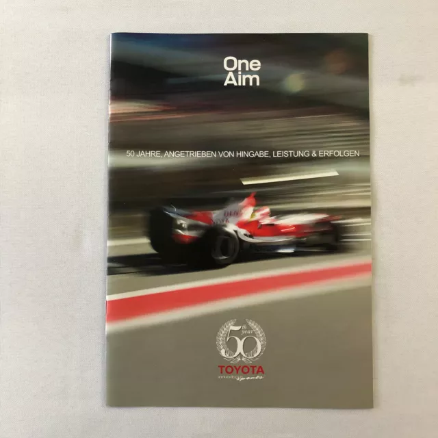 2007 Toyota Racing Brochure History 2000GT Formula 1 F1 Race Car + GERMAN TEXT