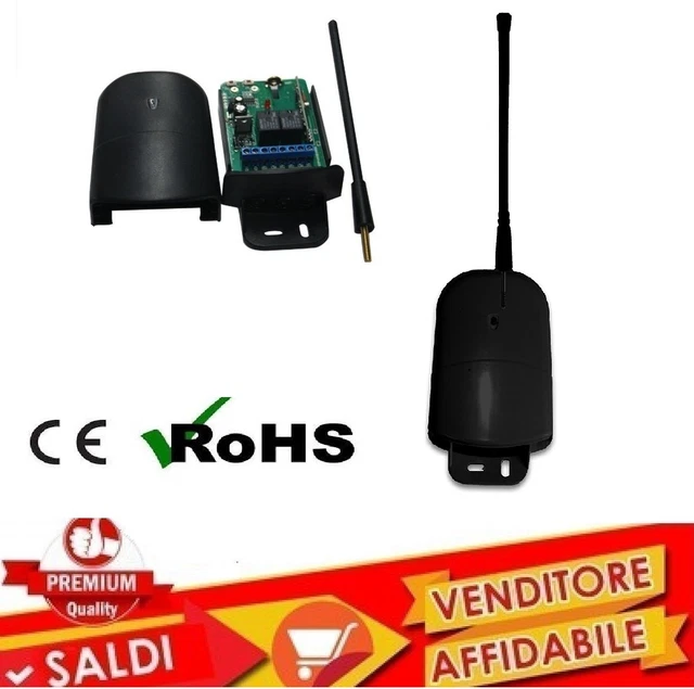 Kit Ricevente 2 Canali 5A + 4 Telecomandi 433MHz - Per Cancelli, Serrande E Luci - Foto 11
