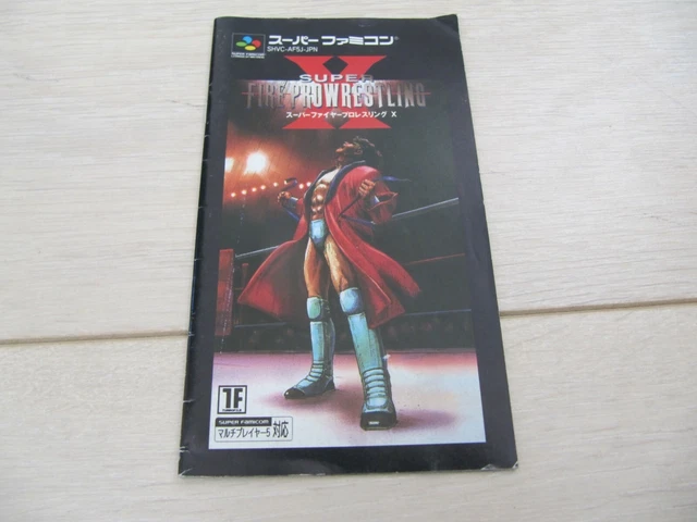 Notice du jeu Booklet Super Fire ProWrestling Special Nintendo Super