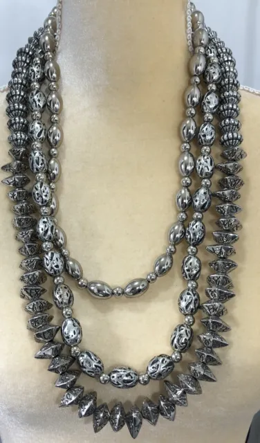 Amrita Singh Necklace Beaded Multi-Strand  -  24" Length