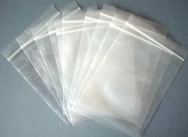 Griffversiegelung Taschen wiederverschließbar selbstversiegelnd klar Polyethylen Kunststoff Griffe ALLE GRÖSSEN 200g