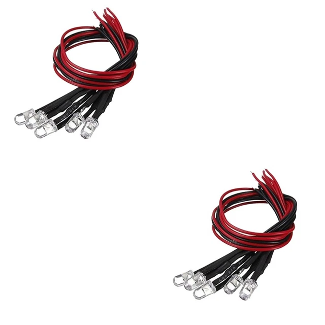 12 volts Led Lumières Pré-câblé Led Ampoule Lampe pour Voiture Jouets