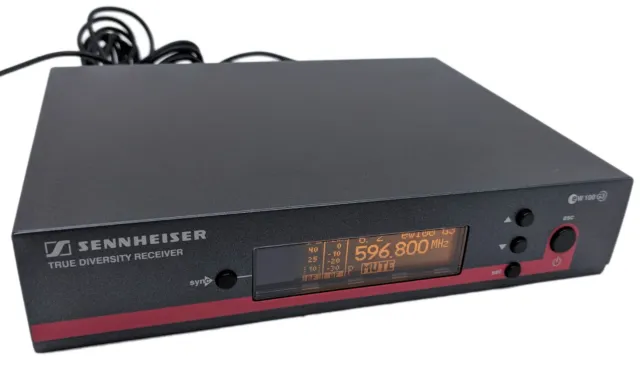 Sennheiser True Diversity Receiver EW 100 G3 566-608 MHz EM 100 w/ Power Supply