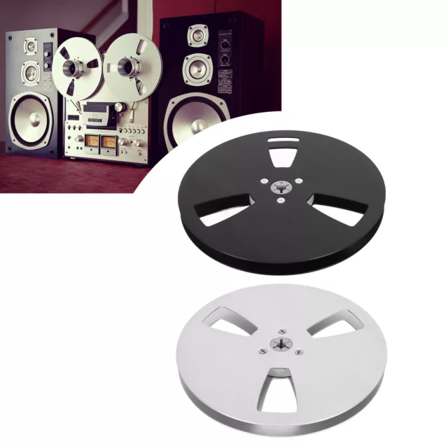  7 Inch Aluminum Alloy Takeup Reel with 3 Holes for TEAC Reel to Reel  Tape Players (Gold) : Electronics