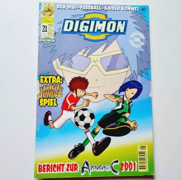 Digimon Heft Comic Nr. 21 - 22.08.2021 mit Jungle Spiel - sehr guter Zustand