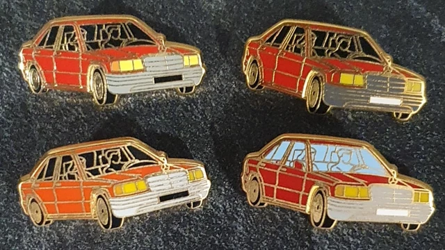 Pin's MERCEDES 4x4 Blanc Arthus Bertrand - Collection, Parfait état, Fabriqué En France