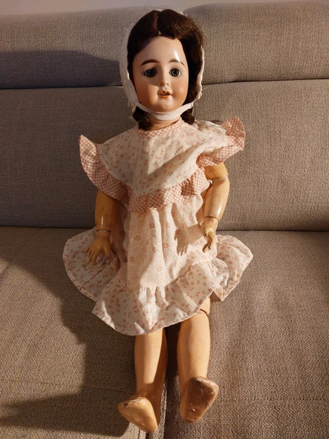 ancienne poupée Jumeau 5 56 cm marcheuse bruiteur no Steiner Bru bébé Eden