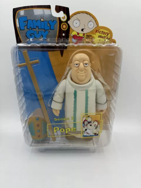 2005 Mezco Family Guy Series 3 The Pope action figure new