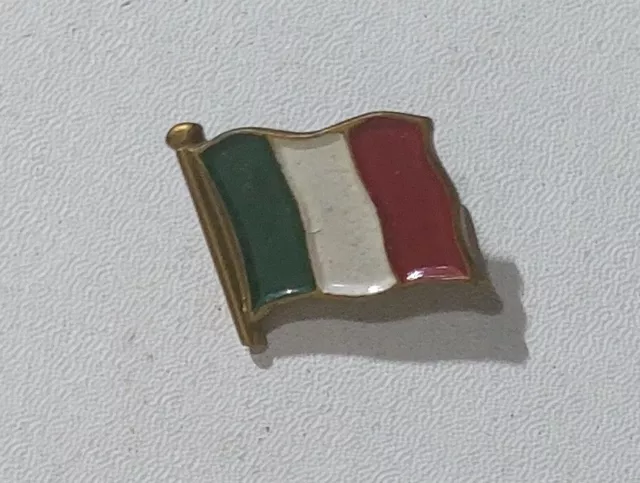 24695 SPILLA PINS Smaltata - Bandiera Italia - 1 cm