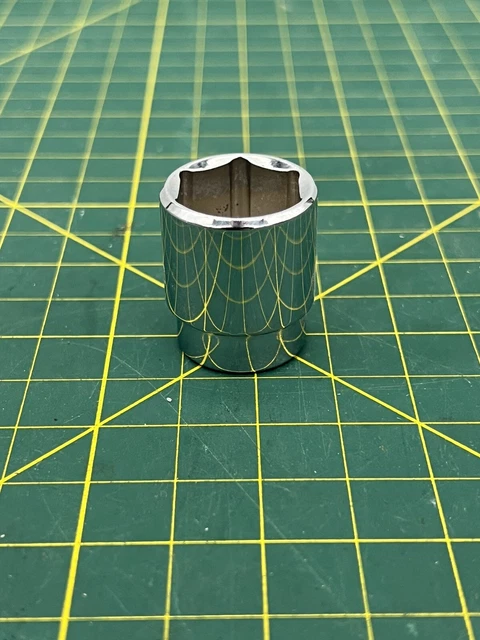Mac Tools USA X246R 3/4” 6 Point 3/8” Drive SAE Shallow Chrome Socket - USA