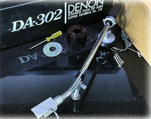 DENON DA-302 Static Balanced Type Long Tonearm Pickup Arm For Professional Use