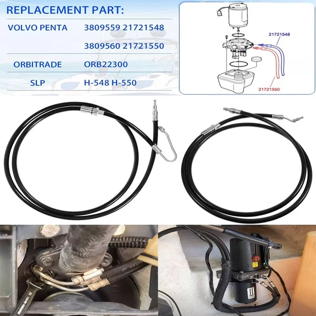 Kit De Garniture De Puissance Tuyau Hydraulique Pour Volvo Penta DPH