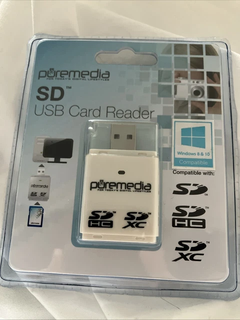 Pure Usb PURE MEDIA SD USB Card Reader £9.25 - PicClick UK