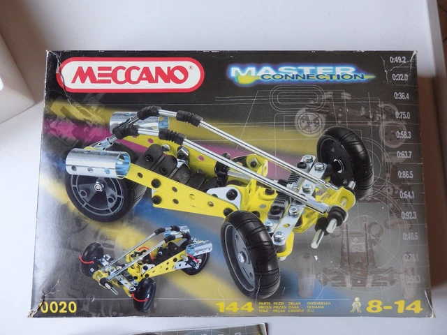 Meccano : Cabriolet à rétro friction 5 modèles - Jeux et jouets Meccano