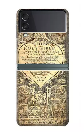 S0330 Bible Page Case For Samsung Galaxy Z Flip3