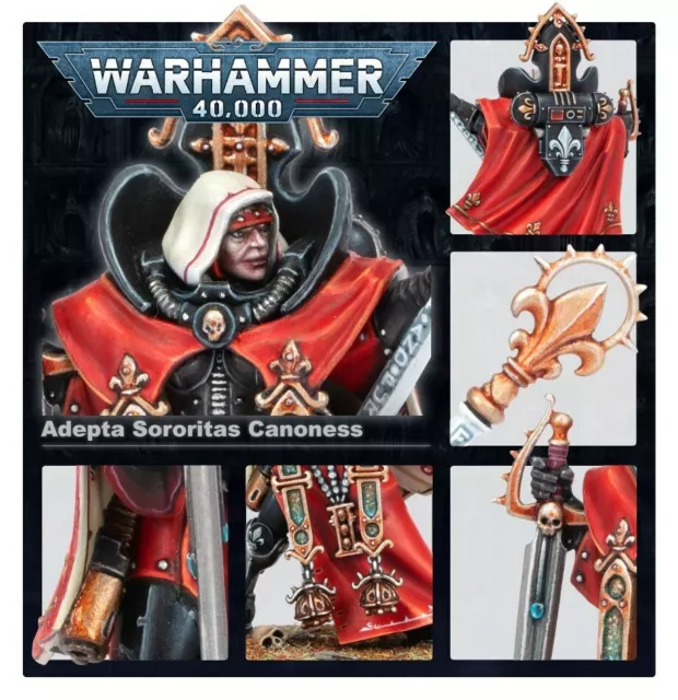 1x Canoness, Games workshop, warhammer 40k, Sisters of Battle