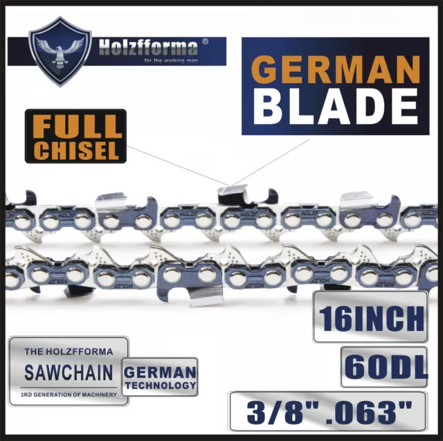 Chainsaw Saw Chain 16" .3/8" .063" 60DL For STIHL MS361 MS362 MS380 MS390