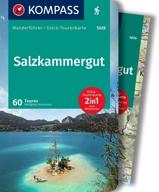 KOMPASS Wanderführer Salzkammergut, 60 Touren Wolfgang Heitzmann