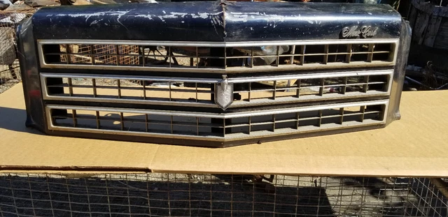 1976 Chevrolet Monte Carlo Front Header Panel Grill Body Molding Trim. Used