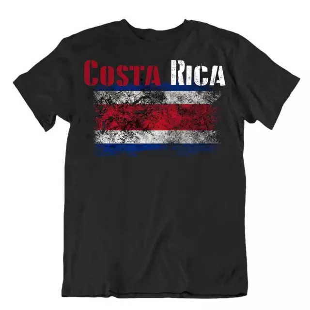 Costa Rica flag Tshirt T-shirt Tee top city map A stunning original TEXTILE gift