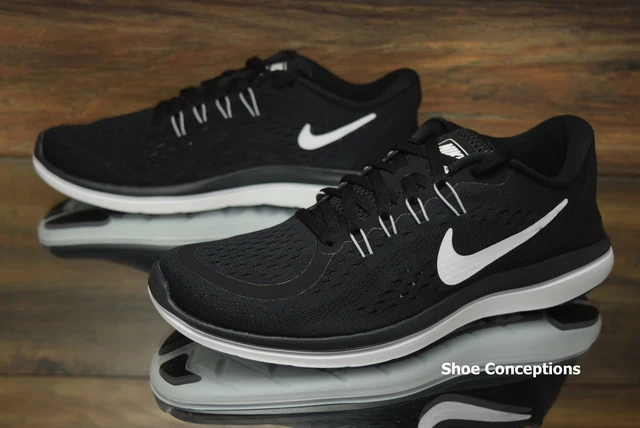 NIKE FLEX 2017 RN Running Shoes Black White 898476 001 Women s