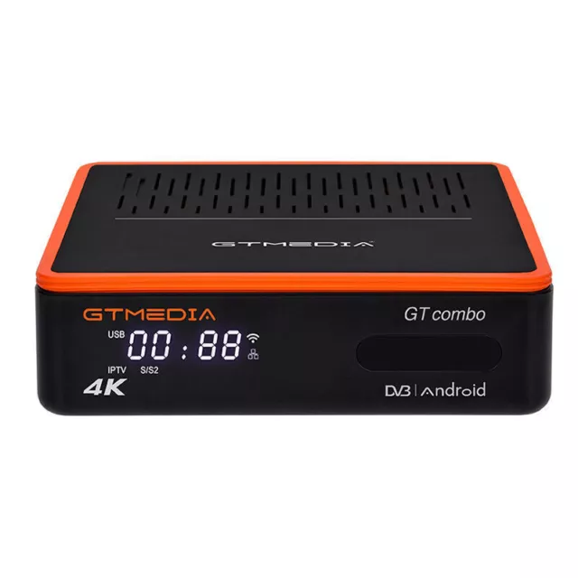 GTMEDIA 4K DVB-S2/S2X/T2/ATSC FTA Satellite Receiver Android Smart TV Box 4:2:2