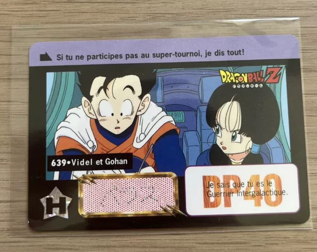 🇫🇷 Dragon Ball Carte 639 Videl et Gohan Part 16 Carddass Bandaï 1995 FR