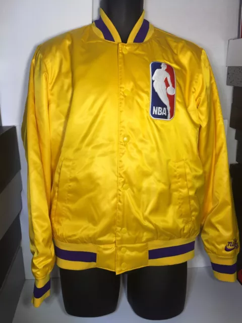 Nike SB NBA Los Angeles Lakers - Satin Bomber Jacket (AH3392-728) US SZ M