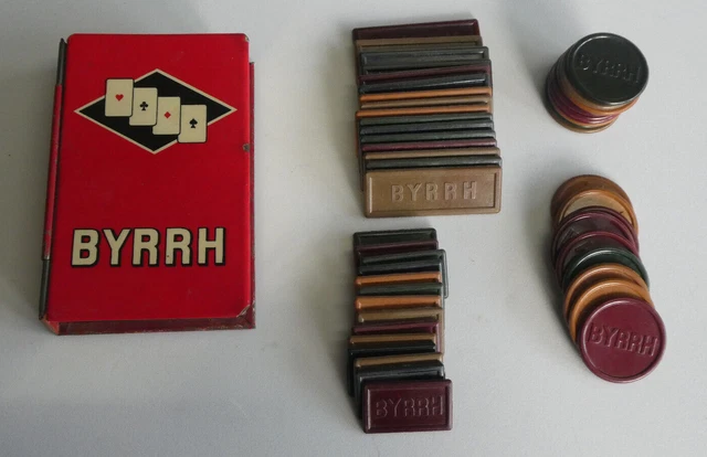 Jeu De Backgammon Vintage Crisloid 'Grand Tournoi 31' En Bakélite Rouge Et Caramel (années 70, Occasion)