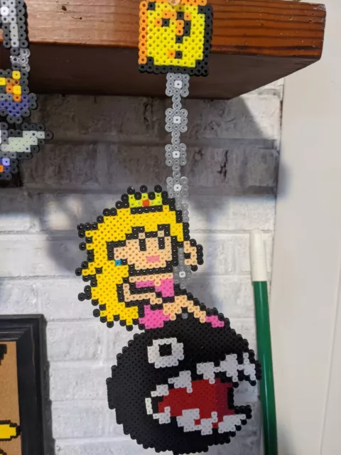 Meowser Custom Made Mario Perler 8-bit Perler Bead Art 