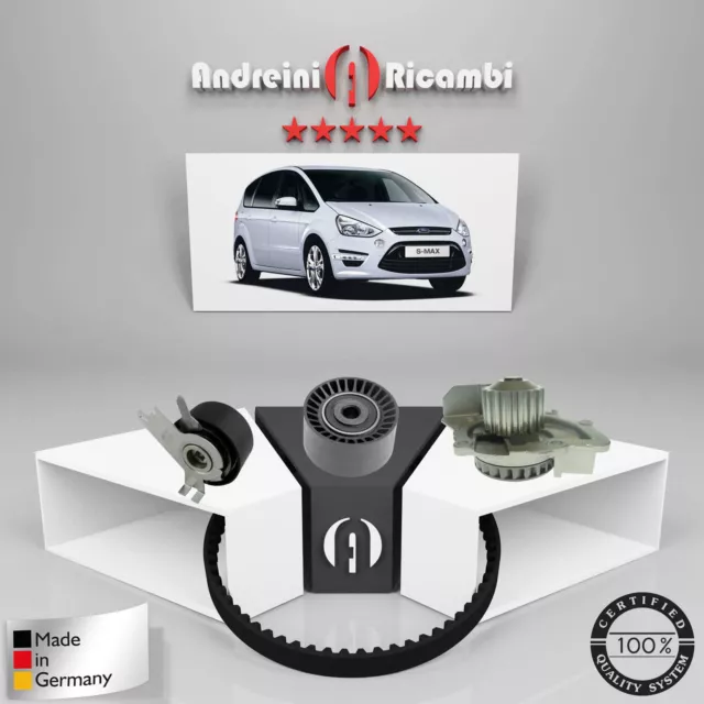 Kit Distribuzione + Pompa Acqua Ford S-Max 2.0 Tdci 120Kw 163Cv 2013 ->