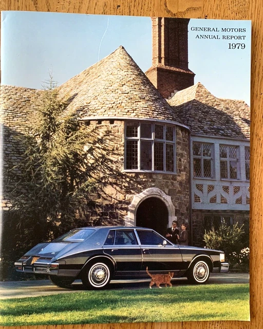 1979 GM GENERAL Motors Annual Report Brochure Book Cadillac, Buick