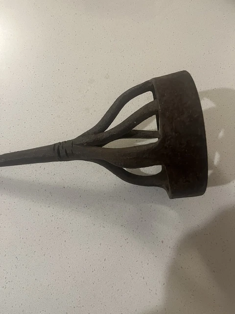Vintage Cattle Cow Branding Iron Hand Forged Twisted Handle Y (Yellowstone)