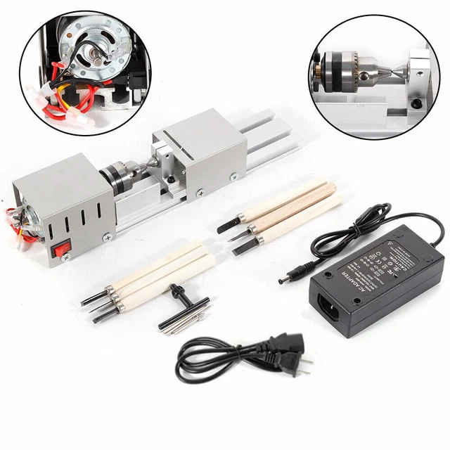 Mini DIY Buddha Beads Rotary Polishing Tool Woodworking Lathe Polisher Machine
