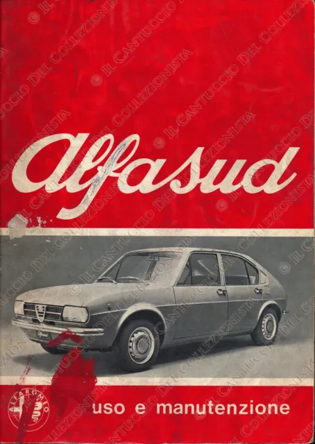 Alfa Romeo ALFASUD Manuale Libretto uso manutenzione