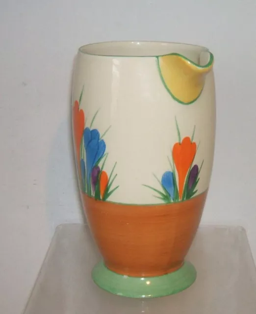 Clarice Cliff Crocus Jug - Lovely Condition 2
