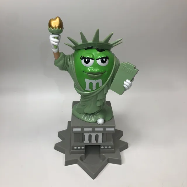 M&M'S M and M's MM World Statue of Ms. Liberty Dispenser M & M's Peanut