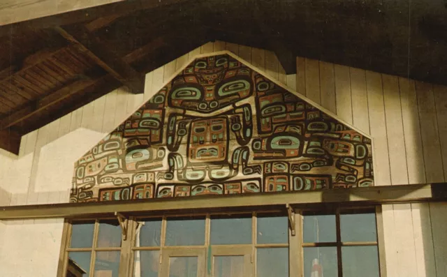 Postcard Tlingit House Front Sitka National Monument Loan To The Park Alaska AK