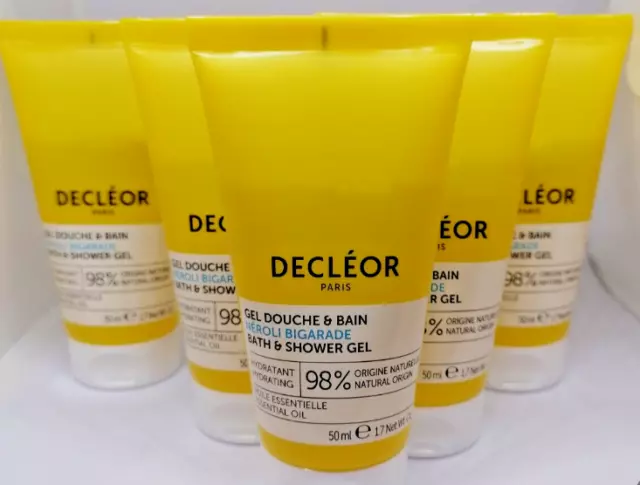 Gel de baño y ducha Decleor Neroli Bigarade - 250 ml (5 x 50 ml)