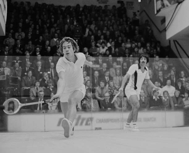 SQUASH AUSTRALIAN SQUASH Player Geoff Hunt In Action 1976 Old Photo EUR ...