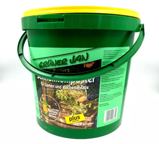 Jan verde - compostador rápido - 6 kg - residuos de jardín ayuda a la putrefacción
